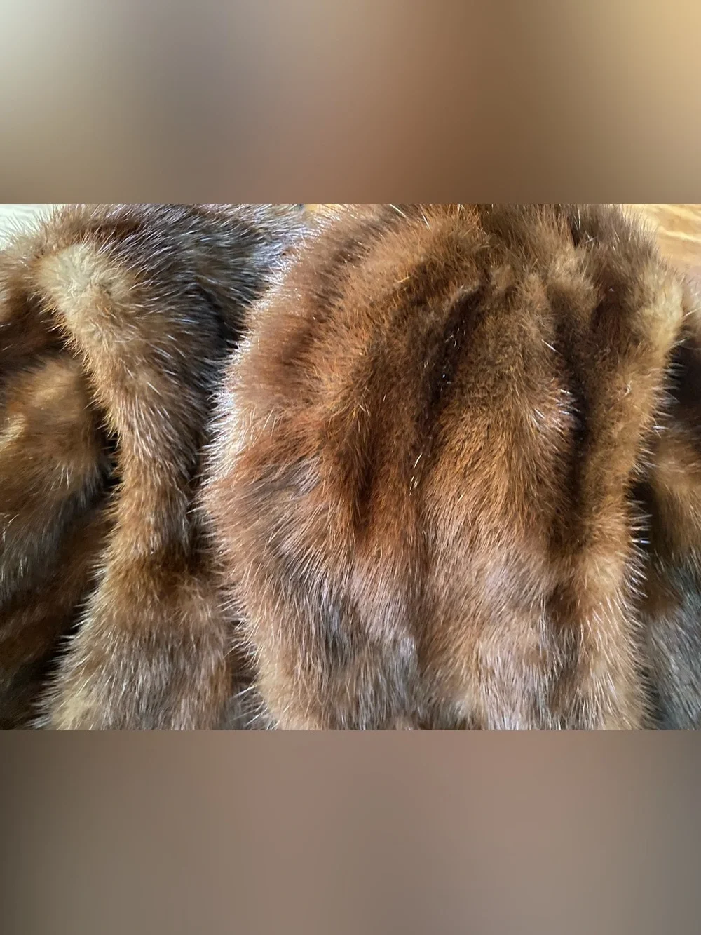 J & J Weiss Fur Co Cleveland Brown Fur Stole - Luxurious Women’s Accessory